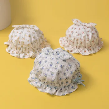 0-10 месеца, шапчица с цветочком за новородени момичета, шапки за новородени момичета, детски шапки, шапка за новородено, зима-есен, модерен принц