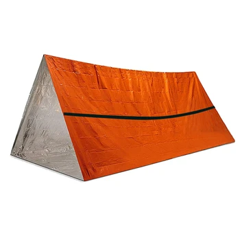1 бр., градинска спасение водоустойчив палатка за възстановяване на оцеляване, градинска проста термална палатка 240x150 см