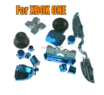1 комплект Бутони за стартиране на бронята, подмяна на хром, пълен комплект бутона на D-pad LB РБ LT RT ABXY контролера на Xbox One Elite