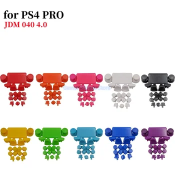 1 комплект бутони за стартиране на L1, R1, L2, R2, капачка за джойстик PS4 Pro, контролер за PS4 4.0, подмяна на контролера на JDS 040 040 JDM