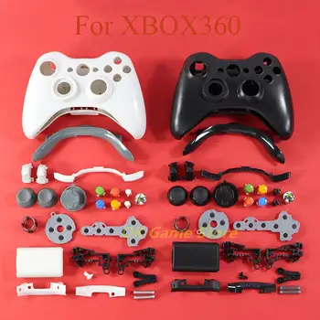 1 комплект Замяна за безжичен контролер Xbox 360, пълно тяло, калъф за Xbox 360 с бутони, комплект аксесоари