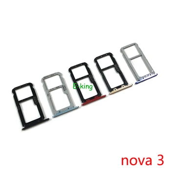 10 бр. за Huawei Nova 3 3д Слот за sim-карти, титуляр на тавата, гнездо за четец на sim карти