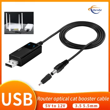 10 бр. Тел адаптер Wi-Fi, USB-усилвател, USB DC 12V 5V 9V, захранващ кабел за зареждане на маршрута, линеен модул, конвертор KWS-911 чрез Powerbank