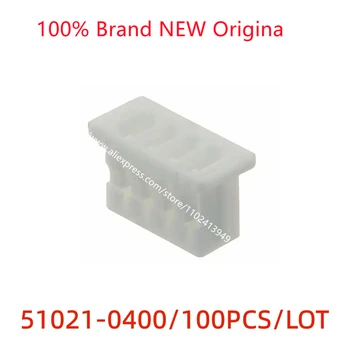 100 бр./лот конектор Molex 510210400 51021-0400 пластмасова обвивка 1,25 m оригинален състав.