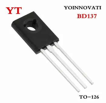  100ШТ Сила транзистор BD137 NPN 1.5 A/60V TO-126 транзистор на по-добро качество