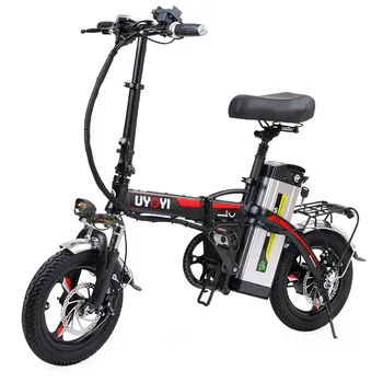 14-инчов Задвижваща сгъваем Електрически Велосипед С една Литиева Батерия, Мотопед за Възрастни, Мини-Електрически Велосипед