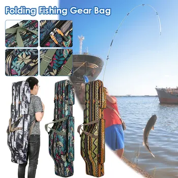 150/130 см, водоустойчив износостойкая риболовна чанта, 2/3 слой, риболовни принадлежности, риболовен прът, макара, калъф за носене, риболовни принадлежности