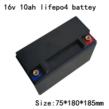 16V 10Ah Lifepo4 Батериите с BMS за Външната Камера Светкавица на UPS Безжична Бормашина, Електрическа Играчка за ВИДЕОНАБЛЮДЕНИЕ Скутер Ebike + Зарядно Устройство 1A