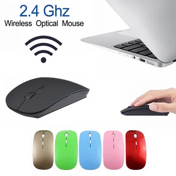 2,4 Ghz USB Безжична мишка Преносим оптична мишка с превъртане Офис домашни мини-мишка за КОМПЮТЪР/лаптоп/компютър