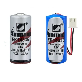 2 бр./лот ER14335 3,6 НА Температурна аларма без акумулаторна литиево-йонна батерия