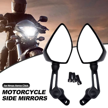 2 бр. Огледало, за мотоциклет, Скутер, электровелосипеда, Огледала за обратно виждане, Электромобильное странично огледало, завъртане на 360 градуса за Nmax Aerox Click