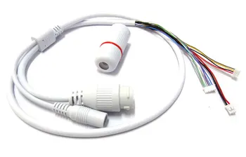 2 елемента Водоустойчив кабел POE LAN модул платки, IP камера за видеонаблюдение е с устойчив на атмосферни условия конектор