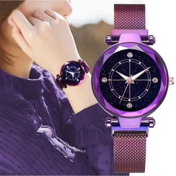 2019 Нови луксозни маркови часовници Milanese с магнит, дамски часовник, кварцов часовник от розово злато, Montre Femme Reloj Mujer, часовници