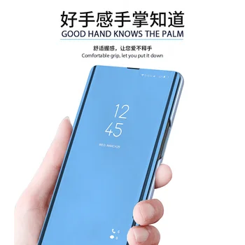 2023 Huawei Nova 2и RNE L01 L02 L03 L21 Smart Case Флип Stand Огледало за Обратно виждане С Кожена Покритие Калъф Huawei Nova2i Чанта За Телефон
