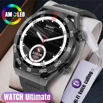 2023 Бизнес Ultimate Смарт Часовници Мъжки HD Екран, Bluetooth Предизвикателство NFC Компас sprots с Smartwatch Водоустойчиви Часовници за Huawei IOS