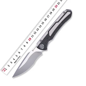 2023 Нов джобен нож MAXACE Kestrel M390 Стомана, разглобяем нож за улица с дръжка от титанова сплав и карбон, инструменти за къмпинг