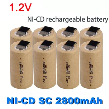 2023 Нова батерия SC 2800 ма 1,2 В, NI-CD батерия за електрически отвертки, инструменти и т.н