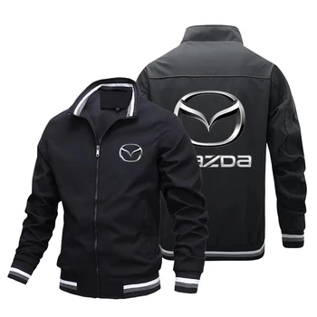 2023 Пролет-есен висококачествено мъжко яке, тази тенденция е нова мъжко яке с логото на автомобила MAZDA, дишаща мъжки топ