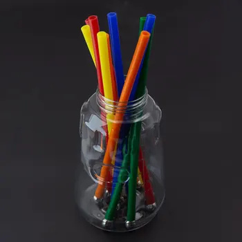 24 см Гравитационната химикалка пипета от стиропор, слама цветна пипета за миене на коли под високо налягане