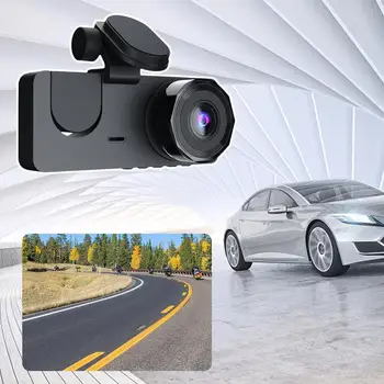 3-Канален Автомобилен Dvr HD 1080P с 3 обективи Вътре в колата Dash Cam Трипътен Камера DVR Рекордер Dvr един dashcam Камера