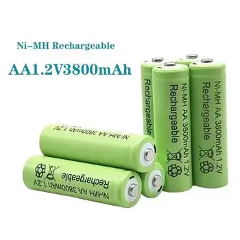 3800mAh AA 1.2 V акумулаторна батерия Ni-MH акумулаторна батерия за играчка дистанционно управление, Акумулаторни Батерии тип AA 1.2 v 3800mah батерия
