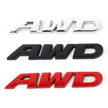 3D Метален AWD Логото на Емблемата на Стикер 4WD Икона Стикер Лого за VW, Toyota, Honda, Ford BENZ, Audi, BMW, Buick Opel GMC Mazda Suv, Офроуд