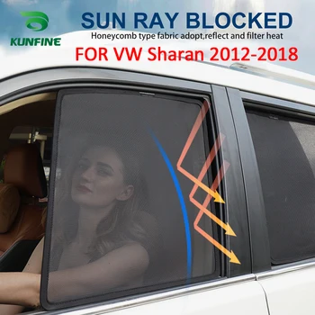 4 бр./компл. или 2 бр./компл., магнитни слънчеви сенници за страничните стъкла на автомобила, мрежести завеси за VW Sharan 2012 2013 2014 2015 2016 2017 2018 2019