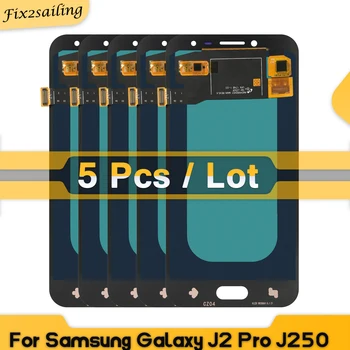 5 бр./лот Копие на OLED/AMOLED LCD дисплей За SAMSUNG Galaxy J2 Pro LCD 2018 J250 J250F J250DS LCD дисплей с touch screen Digitizer Assembl