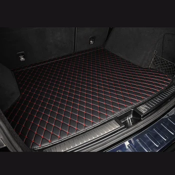 5-Местен Здрав Обичай кожена цветна подложка за багажник на автомобил Lexus LX 2008-2017 2018 2019 2020 Аксесоари за автомобилни килими Вътрешна част