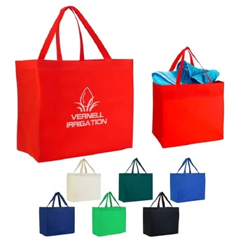 500 бр./лот, изработени по поръчка рекламна чанта от нетъкан полипропилен с принтом, на Едро, втора употреба тъканни чанти за супермаркети с логото на