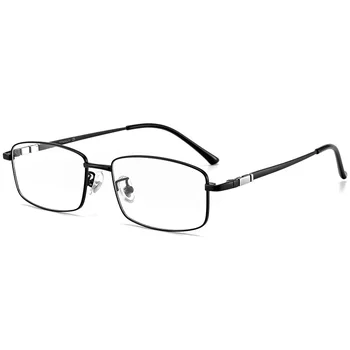 54 мм ултра чиста титановая полнокадровая дограма квадратна форма за очила за мъже и жени, анти-сини рамки за очила по рецепта 9876