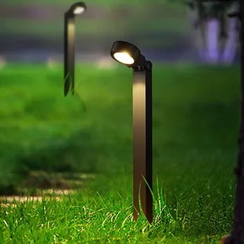 60/80 см 10 W led прожектор градина, Външна Алуминиева Ландшафтна лампа за тревата, Модерен Двор, Вила, Улични Стълбове, Лампа