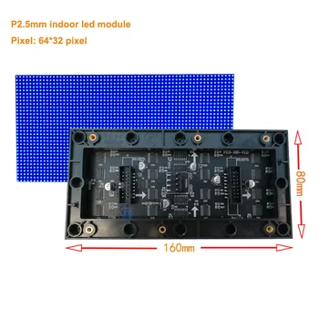 64x32 пиксел матрица led табела RGB P2.5 led модул видеостена P2.5 P3 P4 P5 P6 P8 P10 вътрешен екран пълноцветен led мини-телевизор