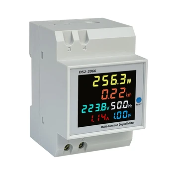 6в1 AC 110-220 380 В 100А електромера Брояч на електрическа енергия Монитор власт