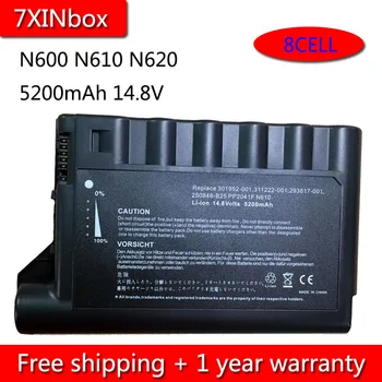 7XINbox 8 клетки 5200 mah 14,8 На Батерия за лаптоп HP Compaq Evo N600 N610 N610c N610v PP2041D PP2040F PP2041H 301952-001 311222-001