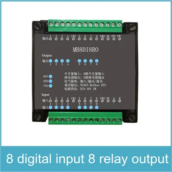 8-канален цифров вход и 8-канален изход с изолирана връзка по протокол 8DI/8RO RS485 MODBUS протокол RS485 и Ethernet