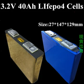 8шт lifepo4 40Ah 3,2 v клетка 120A освобождаване от отговорност за 24v 40ah 8s EV акумулаторна батерия направи си сам соларен панел 24v енергиен акумулатор инвертор e bike