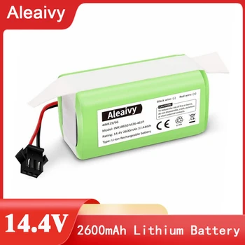 Aleaivy 14,4 v 2600 mah литиево-йонна акумулаторна батерия, съвместима с Ecovacs Deebot N79S, N79, DN622, Eufy RoboVac 11,11 S