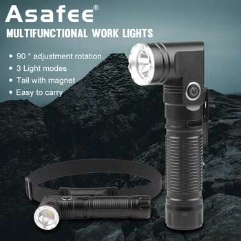 Asafee XPG Led силна лампа-светлината на прожекторите със скоба за магнитната писалка, Преносимо външно осветление, Мултифункционален мини-фенерче