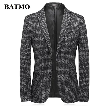 BATMO 2020, ново записване, есента случайни мъжки блейзър в клетката, мъжки ежедневни якета, големи размери на M-4XL 561