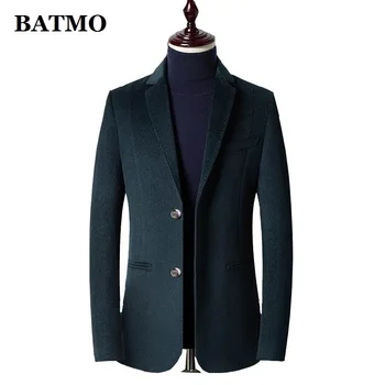 BATMO 2020, ново записване, есента мъжки ежедневни блейзър от висококачествена вълна, мъжки вълнени якета, големи размери M-XXXL WKY-2165