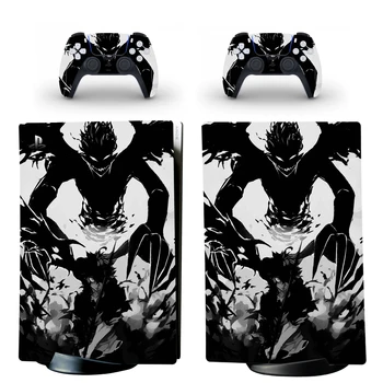 Black Clover PS5 Digital Edition стикер за кожата, стикер за конзолата PlayStation 5 и контролери, vinyl стикер за кожата PS5