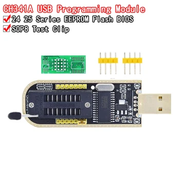 CH341A 24 25 серия, EEPROM, Flash на BIOS от USB програмист Модул за EEPROM 93CXX/25CXX/24CXX