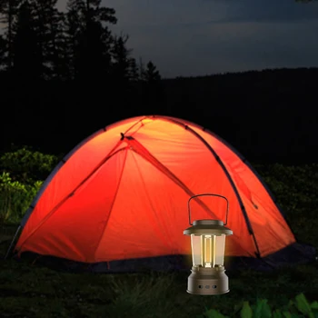 COB Декоративни висящи лампи Type-c, заряжающиеся в ретро стил, туризъм атмосферни лампа, леки и батерия с голям капацитет за пътуване на открито