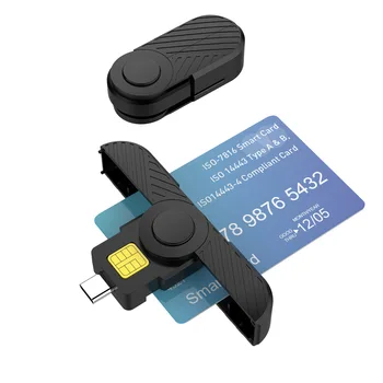 CSCR3 Smart CAC Card Reader Type-c Банкова и данъчна декларация СИМ-карта/IC Card ID Card Reader