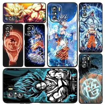 D-Dragon Ball Z Аниме G-Goku За Redmi K60 K50, K40 Ultra Gaming 10 Pro 10В 11 А1 12C 11A 9AT 9А 9В 9T 8 7A 5G Black Калъф за вашия телефон