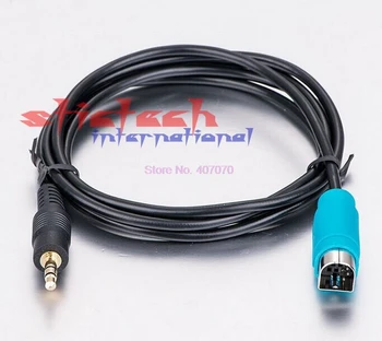 dhl или ems 200 бр. авто аудио кабел Aux Input Fullspeed To Mini Jack адаптер 3,5 мм кабел за CD Alpine CDA-101E 102E