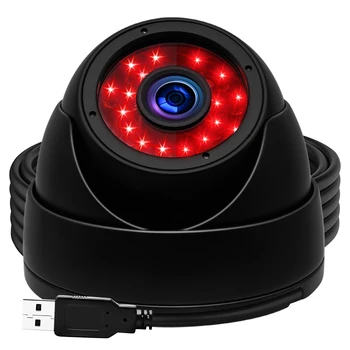 ELP водоустойчив USB камера 1.3 mp 960P инфрачервена камера за нощно виждане USB-камера за сигурност за видео наблюдение с висока разделителна способност
