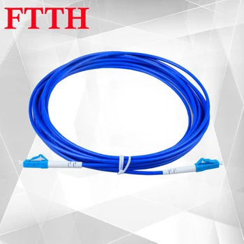 FASO 50 бр/пакет, 3-метров Однорежимный пластир кабел G657A1 LC/UPC-LC/UPC с симплексным Сърцевина 3,0 мм, Брониран Оптичен пач кабел Със синята Обвивка LSZH