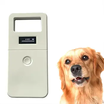FDX-B Устройство за четене на идентификатор на животно с чип-транспондером USB RFID ръчен скенер на микрочипове за кучета, котки, коне